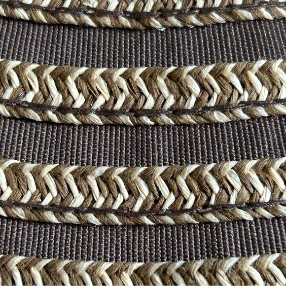 Rima Beach World Straw and Brown Grosgrain Ribbon Sunhat Designed in St.Maarten - Picture 6 of 14